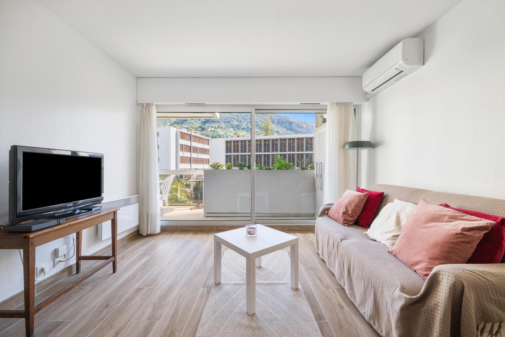 芒通Le Rocamare - Piscine Toit Terrasse - Parking Prive - Terrasse公寓 外观 照片