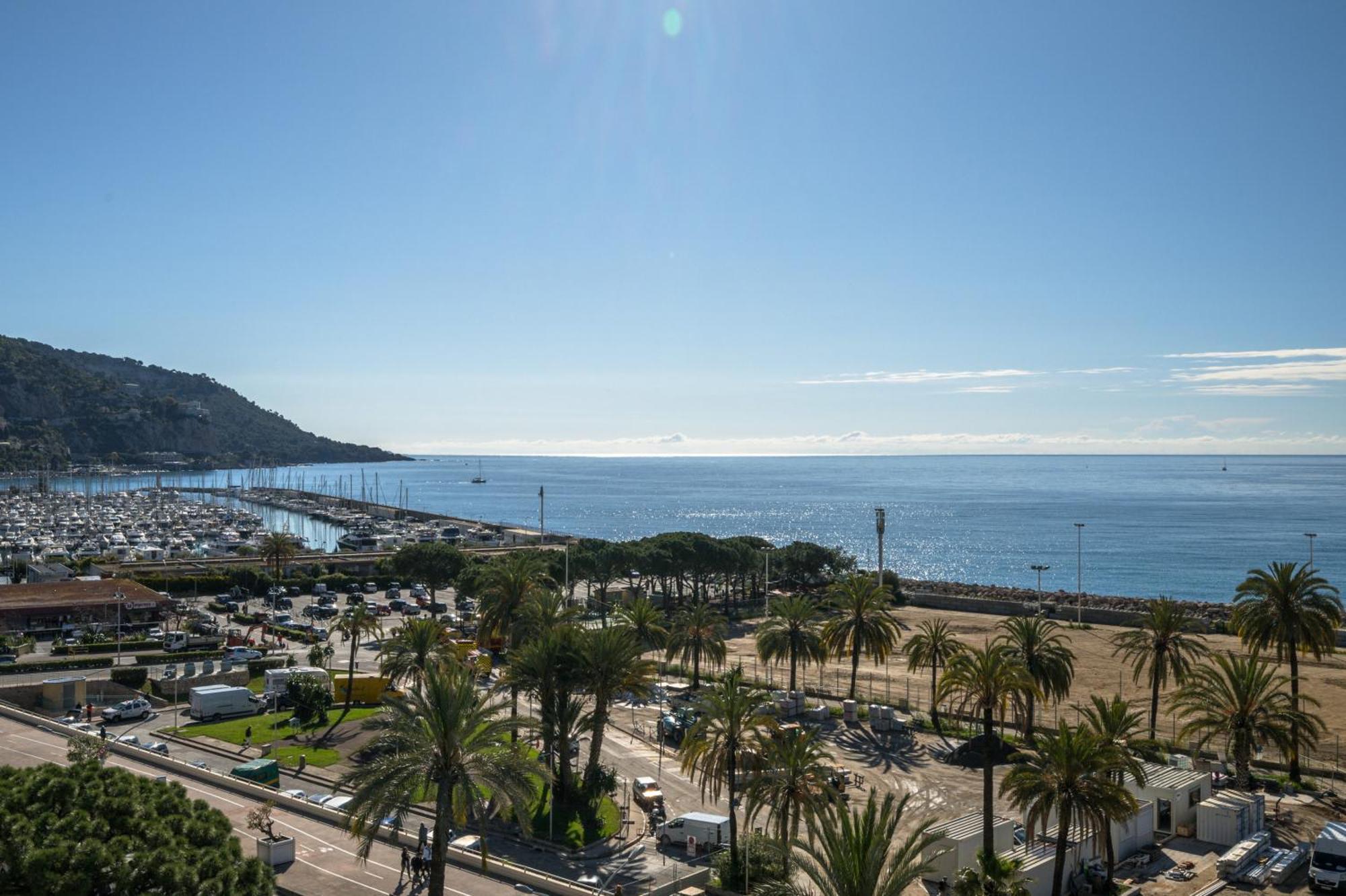 芒通Le Rocamare - Piscine Toit Terrasse - Parking Prive - Terrasse公寓 外观 照片